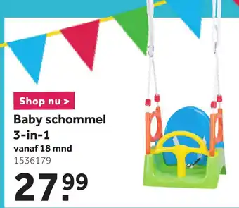 Intertoys Baby schommel 3-in-1 aanbieding