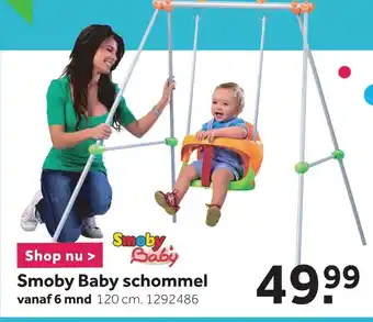 Intertoys smoby Baby Schommel aanbieding