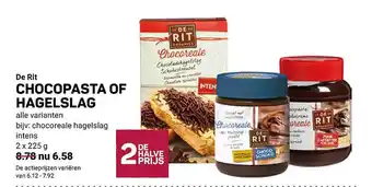 Ekoplaza De rit chocopasta of hagelslag aanbieding