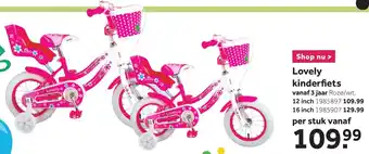 Intertoys Lovely kinderfiets aanbieding