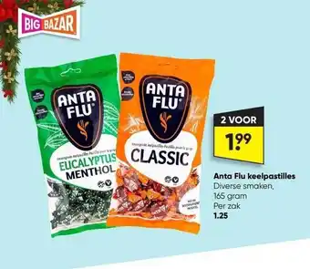 Big Bazar Anta flu keelpastilles aanbieding