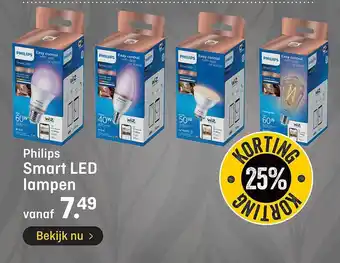 Hubo Philips smart led lampen aanbieding