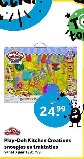 Intertoys Play-doh kitchen creations snoepjes en traktaties aanbieding