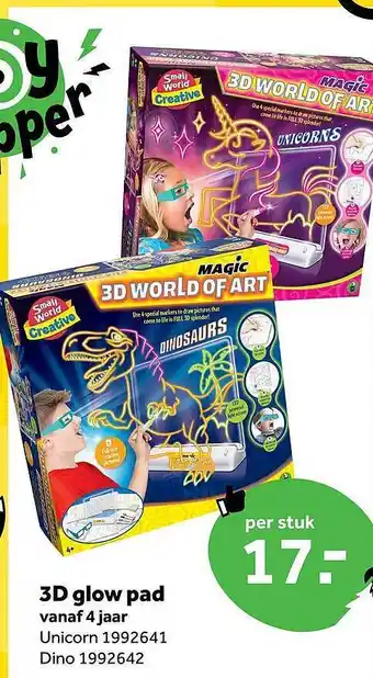 Intertoys 3d glow pad aanbieding