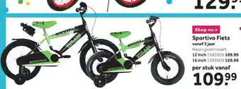 Intertoys Sportivo fiets aanbieding