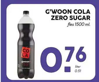 MCD Supermarkt G'woon cola zero sugar aanbieding