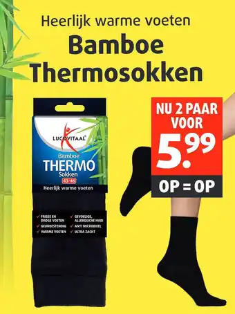 Lucovitaal Lucovitaal bamboe thermosokken aanbieding