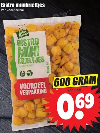 Dirk Bistro minikrieltjes 600g aanbieding