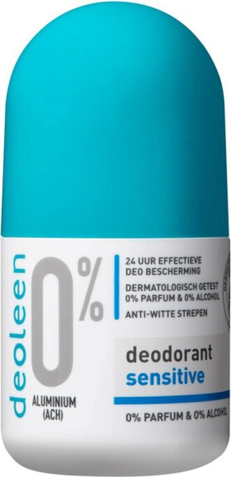 Bol.com Deoleen 0% aluminium - roller sensitive - deodorant - 50 ml aanbieding