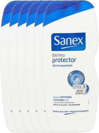 Bol.com Sanex douchegel - dermo protector - voordeelverpakking 6 x 250 ml aanbieding