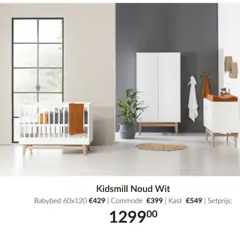 Babypark Kidsmill Noud Wit aanbieding