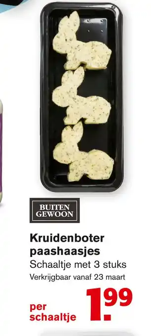 Hoogvliet Kruidenboter paashaasjes aanbieding