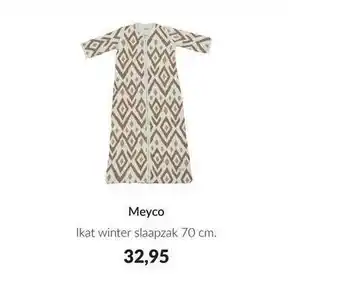 Babypark Meyco ikat winter slaapzak 70 cm aanbieding