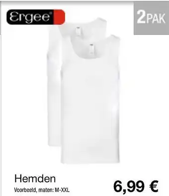 Kik Ergee hemden aanbieding