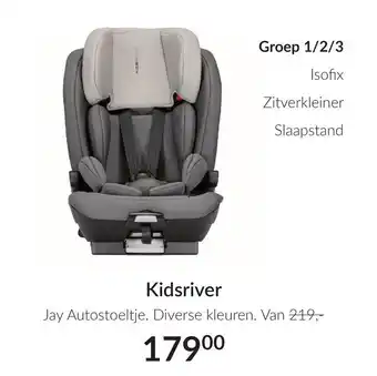 Babypark Kidsriver Jay Autostoeltje aanbieding