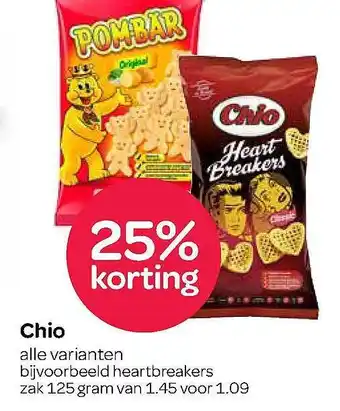 Spar Chio 125g aanbieding