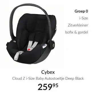 Babypark Cybex Cloud Z i-Size Baby Autostoeltje Deep Black aanbieding