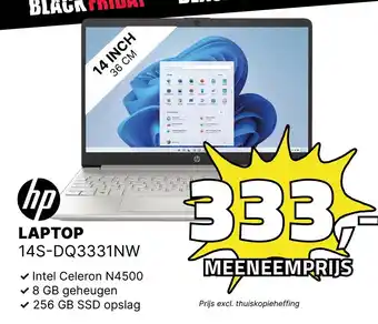 BoXXer Hp laptop 14s-dq3331nw eft aanbieding