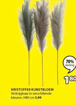 Jysk Kristoffer kunstbloem aanbieding