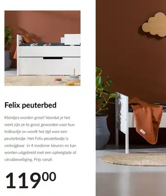 Babypark Felix peuterbed aanbieding