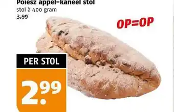 Poiesz Poiesz appel-kaneel stol aanbieding