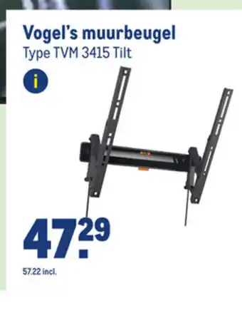 Makro Vogel's muurbeugel TVN 3415 tilt aanbieding