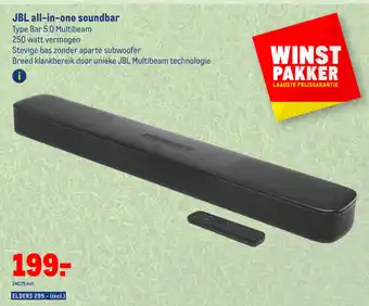 Makro JBL all-in-one soundbar 250 watt aanbieding