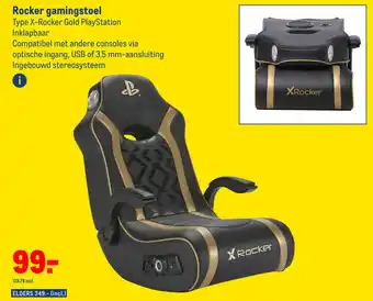 Makro X-Rocker gold playstation aanbieding