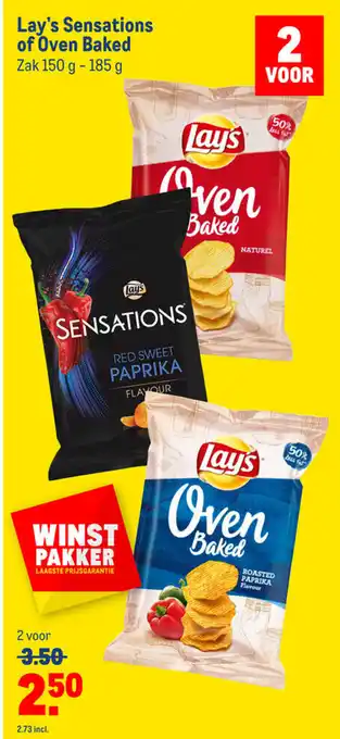 Makro Lay's sensations of oven baked aanbieding