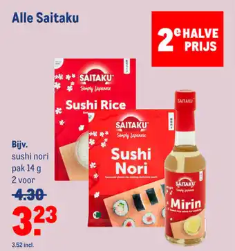 Makro Alle Saitaku sushi nori 14G aanbieding