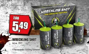 Harings Vuurwerk Wreckling Shot aanbieding