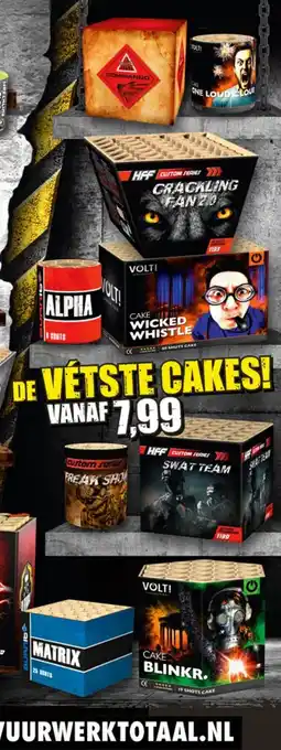 Harings Vuurwerk De Vetste Cakes aanbieding