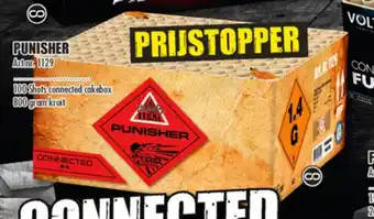 Harings Vuurwerk Punisher 100 Shots 800 gram kruit aanbieding