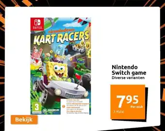 Action Nintendo Switch game aanbieding