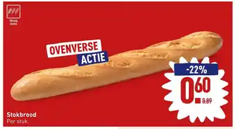 ALDI Stokbrood per stuk aanbieding