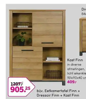 Leen Bakker Kast finn aanbieding