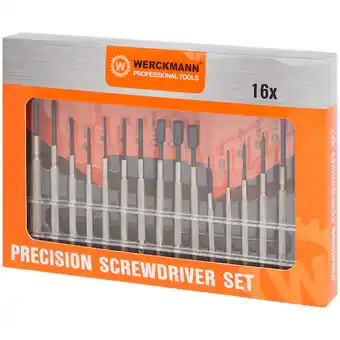 Action Werckmann mini-schroevendraaierset aanbieding