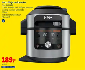 Makro Nutri ninja multicooker aanbieding