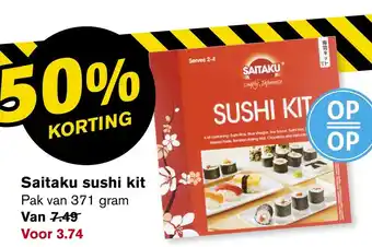 Hoogvliet Saitaku sushi kit aanbieding