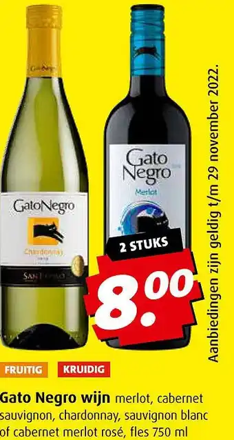 Boni Gato negro wiin aanbieding