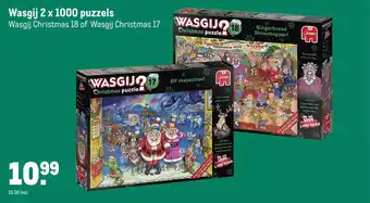 Makro Wasgij 2 x 1000 puzzels aanbieding