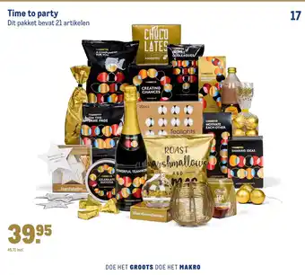 Makro Time to party aanbieding