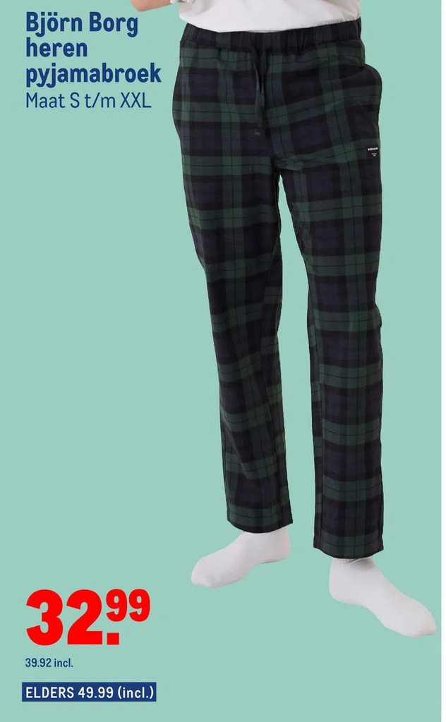 heren pyjamabroek zeeman