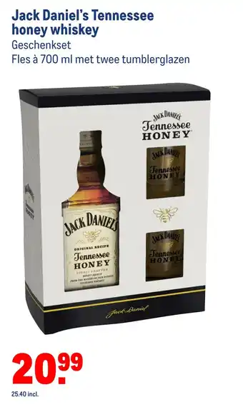 Makro Jack daniel's tennessee honey whiskey aanbieding