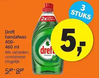 AH XL Dreft handafwas 400-460 ml aanbieding