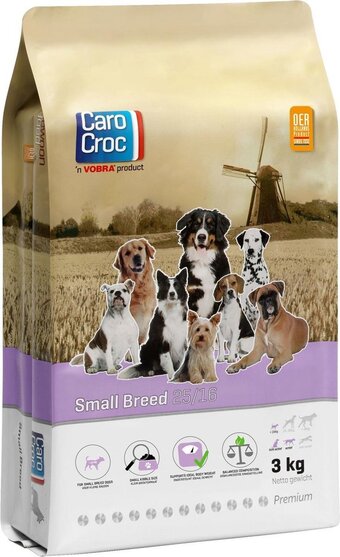 Bol.com Carocroc small breed 25/16 - hondenvoer - 3 kg aanbieding