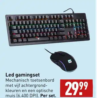 ALDI LED gamingset aanbieding