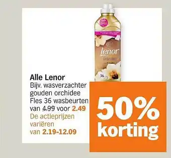 AH XL Alle Lenor aanbieding