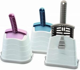 Bol.com Imac kattenbakschep romeo met houder assorti aanbieding