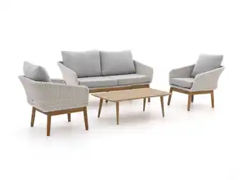 Kees Smit Intenso borgetto/rough-k stoel-bank loungeset 4-delig - laagste prijsgarantie! aanbieding